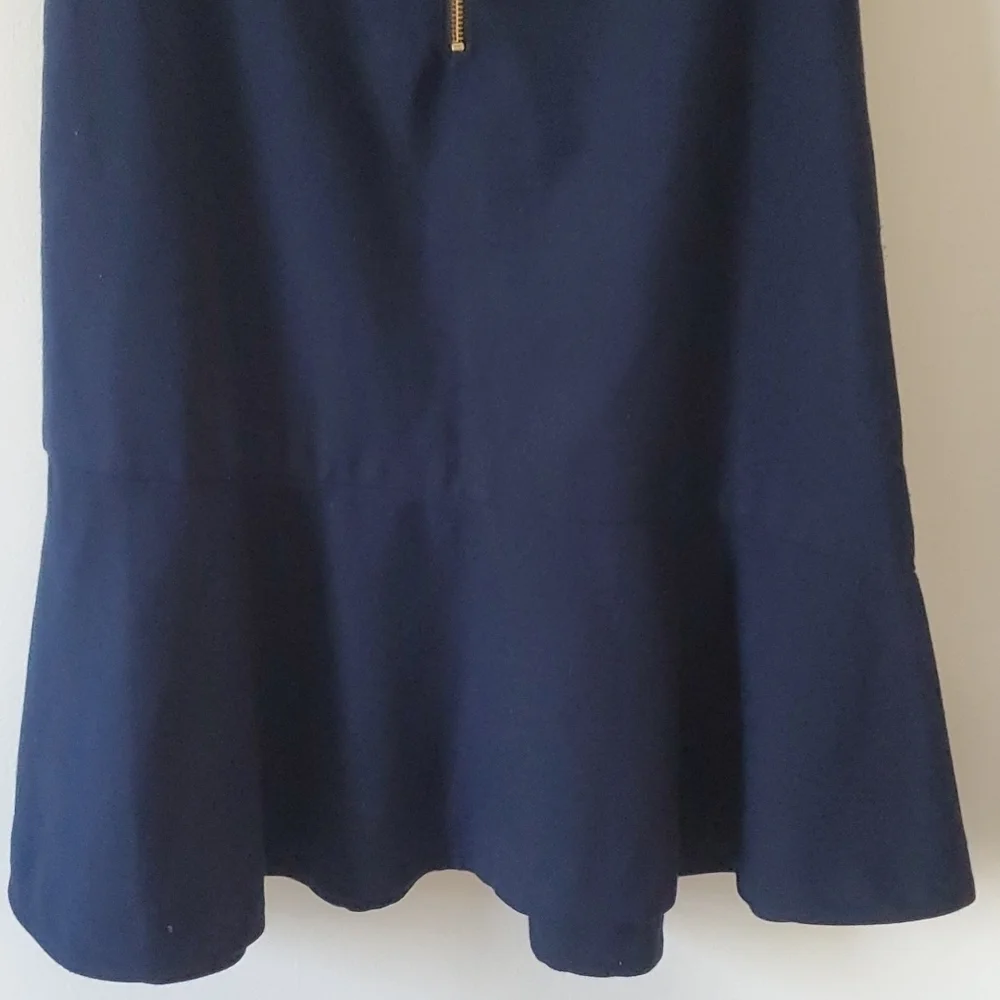 Crewcuts Navy Blue Ruffle Dress sz 6